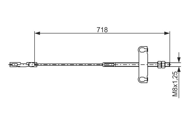 Bosch Handremkabel 1 987 482 876
