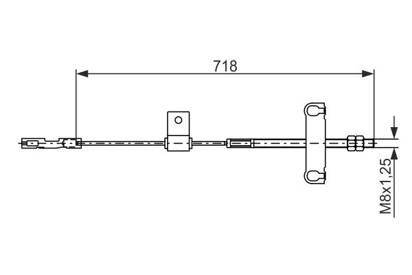 Handremkabel Bosch 1 987 482 877