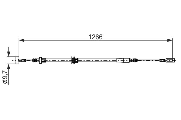 Bosch Handremkabel 1 987 482 894