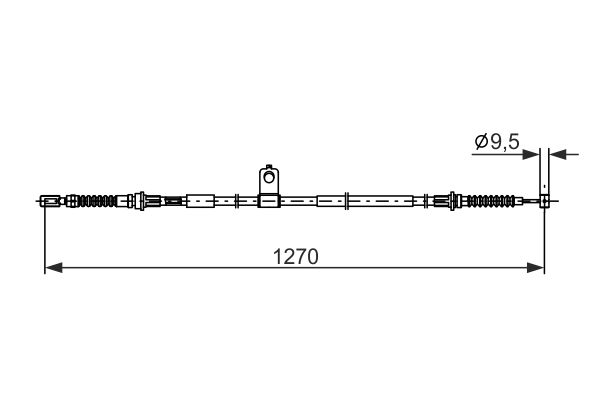 Handremkabel Bosch 1 987 482 898