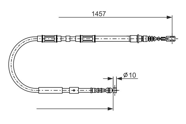 Handremkabel Bosch 1 987 482 900