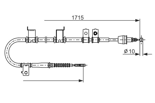 Bosch Handremkabel 1 987 482 907