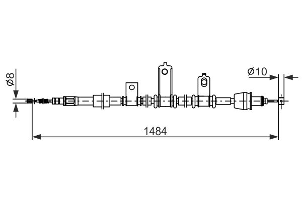 Handremkabel Bosch 1 987 482 920