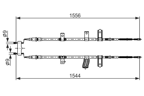 Handremkabel Bosch 1 987 482 926