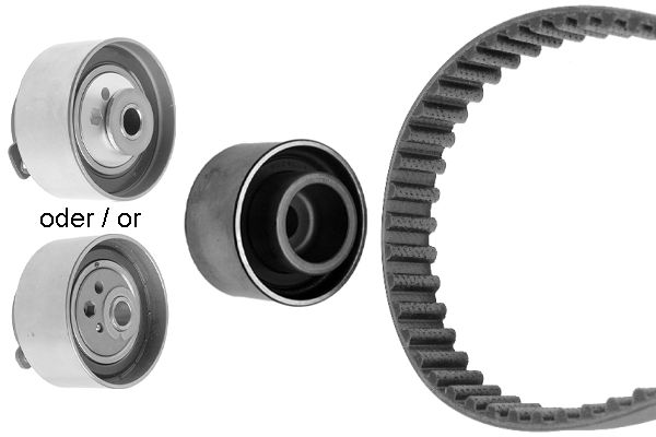 Distributieriem kit Bosch 1 987 948 098
