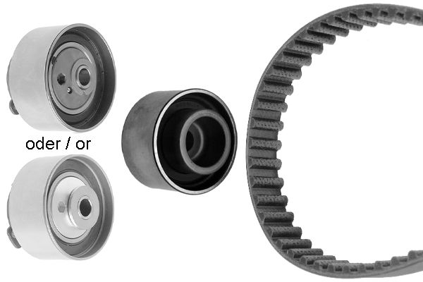 Distributieriem kit Bosch 1 987 948 227