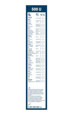 Bosch Ruitenwisserblad 3 397 004 583