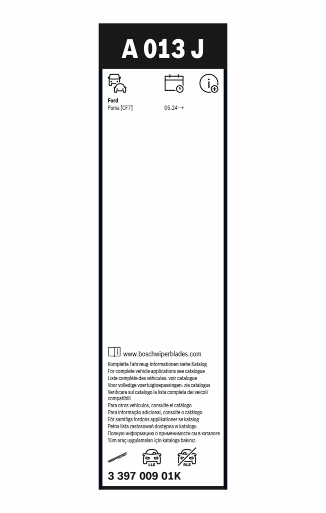 Bosch Wisserblad 3 397 009 01K