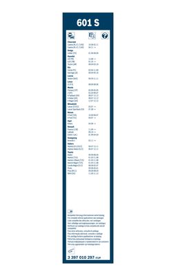 Bosch Ruitenwisserblad 3 397 010 297