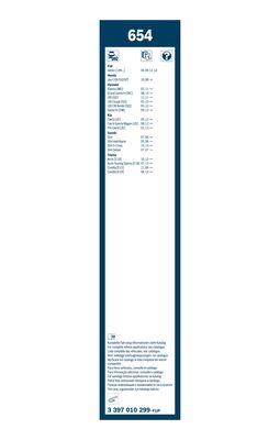 Bosch Ruitenwisserblad 3 397 010 299