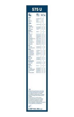 Bosch Ruitenwisserblad 3 397 011 351