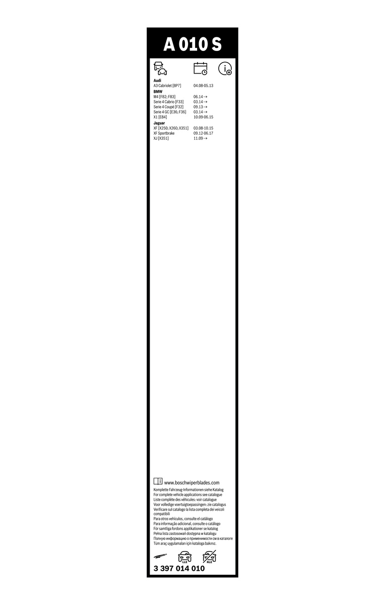 Bosch Ruitenwisserblad 3 397 014 010