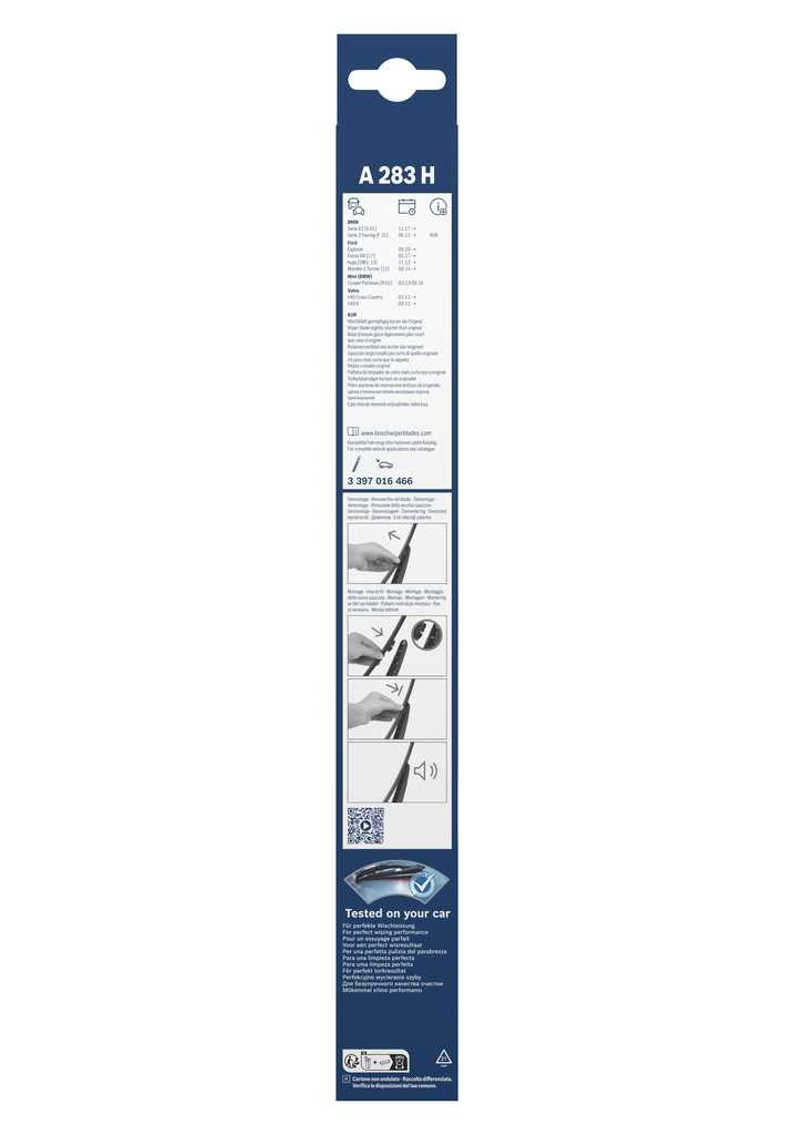 Bosch Ruitenwisserblad 3 397 016 466