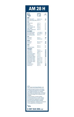 Bosch Ruitenwisserblad 3 397 016 506