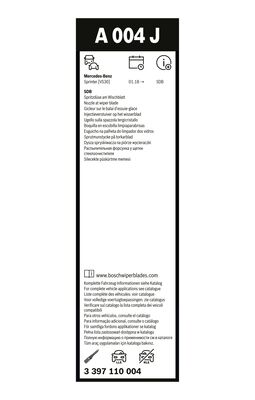 Bosch Ruitenwisserblad 3 397 110 004