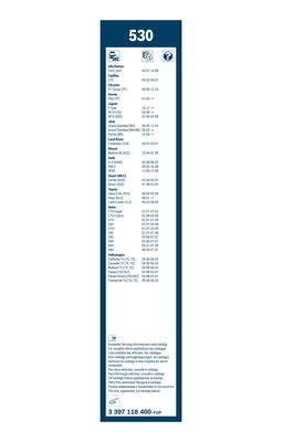 Bosch Ruitenwisserblad 3 397 118 400