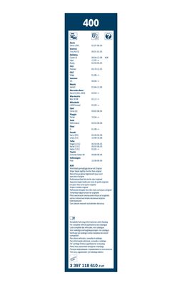 Bosch Ruitenwisserblad 3 397 118 610