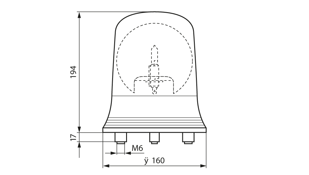 Bosch Zwaailicht  7 782 319 052