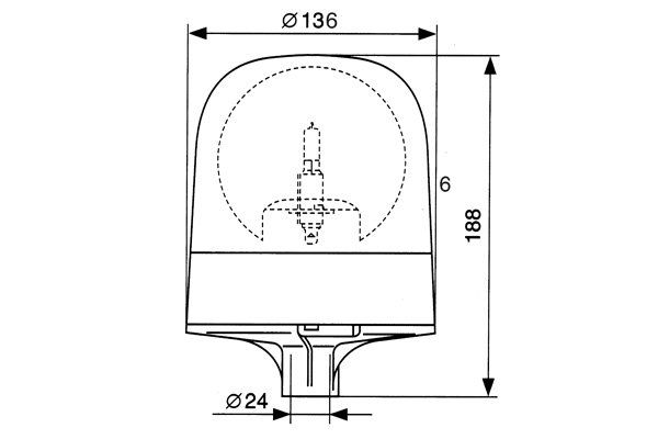 Bosch Zwaailicht  7 782 334 007