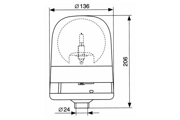 Bosch Zwaailicht  7 782 334 008