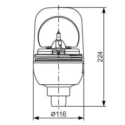Bosch Zwaailicht  7 782 334 022