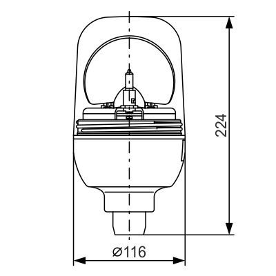 Bosch Zwaailicht  7 782 334 022