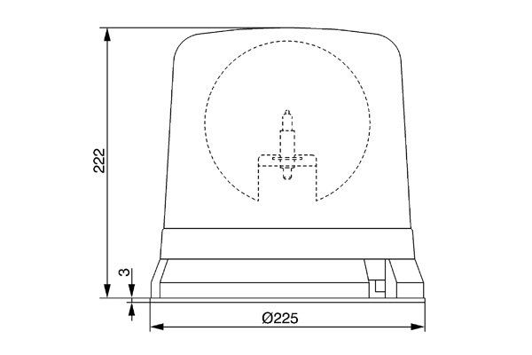 Bosch Zwaailicht  7 782 364 207