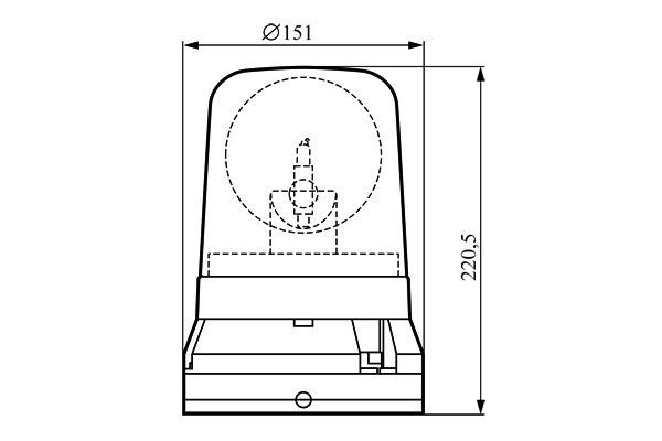 Bosch Zwaailicht  7 782 374 405