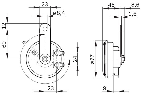 Bosch Claxon 9 320 332 802