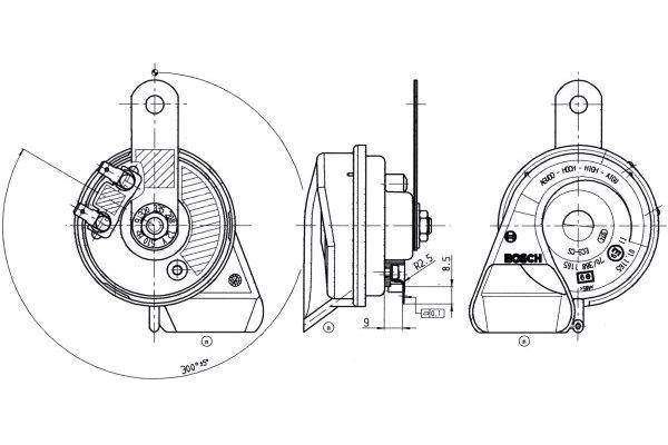 Bosch Luchthoorn  9 320 335 208