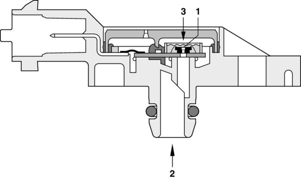 Bosch Brandstofdruk sensor 0 261 230 093