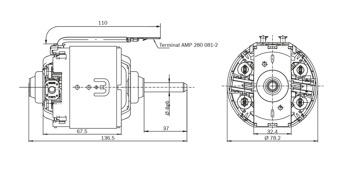 Bosch Kachelventilator F 006 B10 353