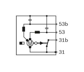 Bosch Ruitenwissermotor F 006 B20 050