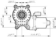 Bosch Raamopener elektrische motor F 006 B49 680