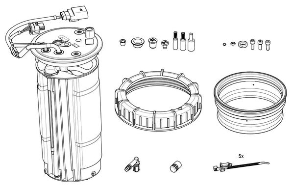 Ureumfilter Bosch F 01C 600 237