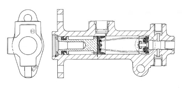 Hoofdremcilinder Bosch F 026 003 015