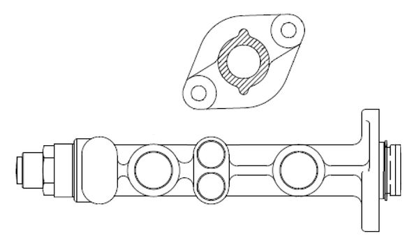 Hoofdremcilinder Bosch F 026 003 944