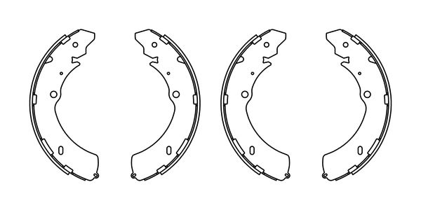 Remschoen set Bosch F 026 008 020