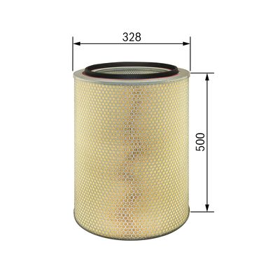 Luchtfilter Bosch F 026 400 077