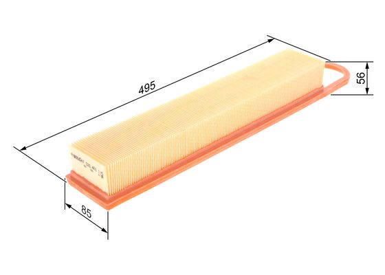 Bosch Luchtfilter F 026 400 115