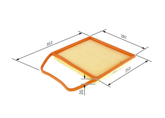 Bosch Luchtfilter F 026 400 148