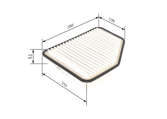 Bosch Luchtfilter F 026 400 162