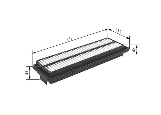 Bosch Luchtfilter F 026 400 232