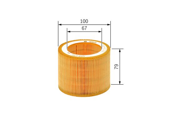 Bosch Luchtfilter, compressor F 026 400 253