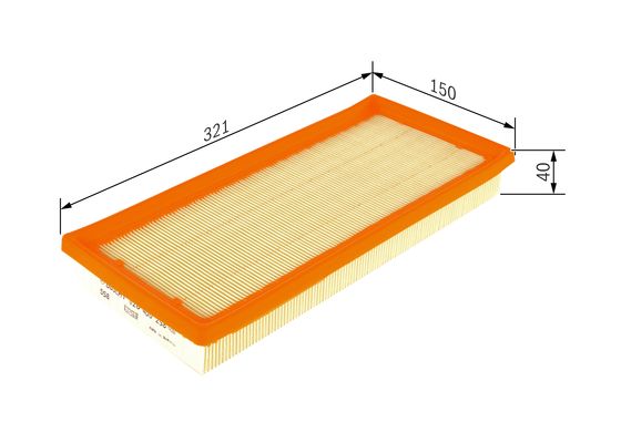 Bosch Luchtfilter F 026 400 258