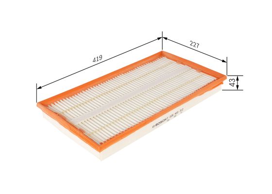 Bosch Luchtfilter F 026 400 312