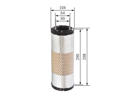 Bosch Luchtfilter F 026 400 320