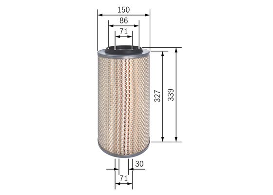 Bosch Luchtfilter F 026 400 322