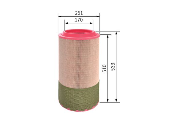 Bosch Luchtfilter F 026 400 327