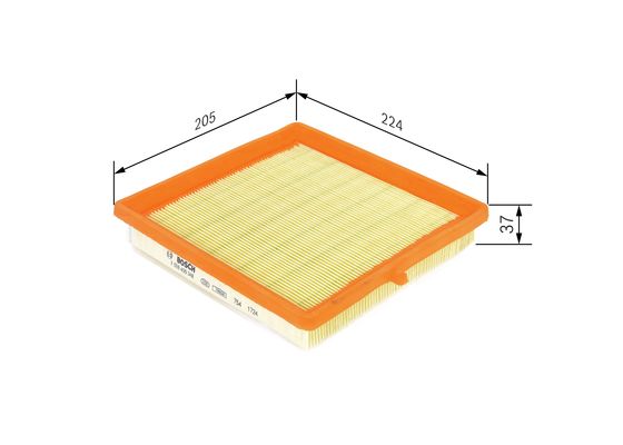 Bosch Luchtfilter F 026 400 348